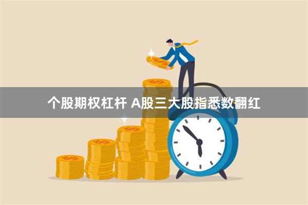 个股期权杠杆 A股三大股指悉数翻红